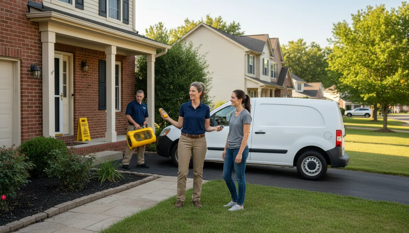 Water restoration image for Water Damage & Restoration Services in Tarzan, TX